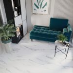 Керамогранит Monforte GP белый в интерьере